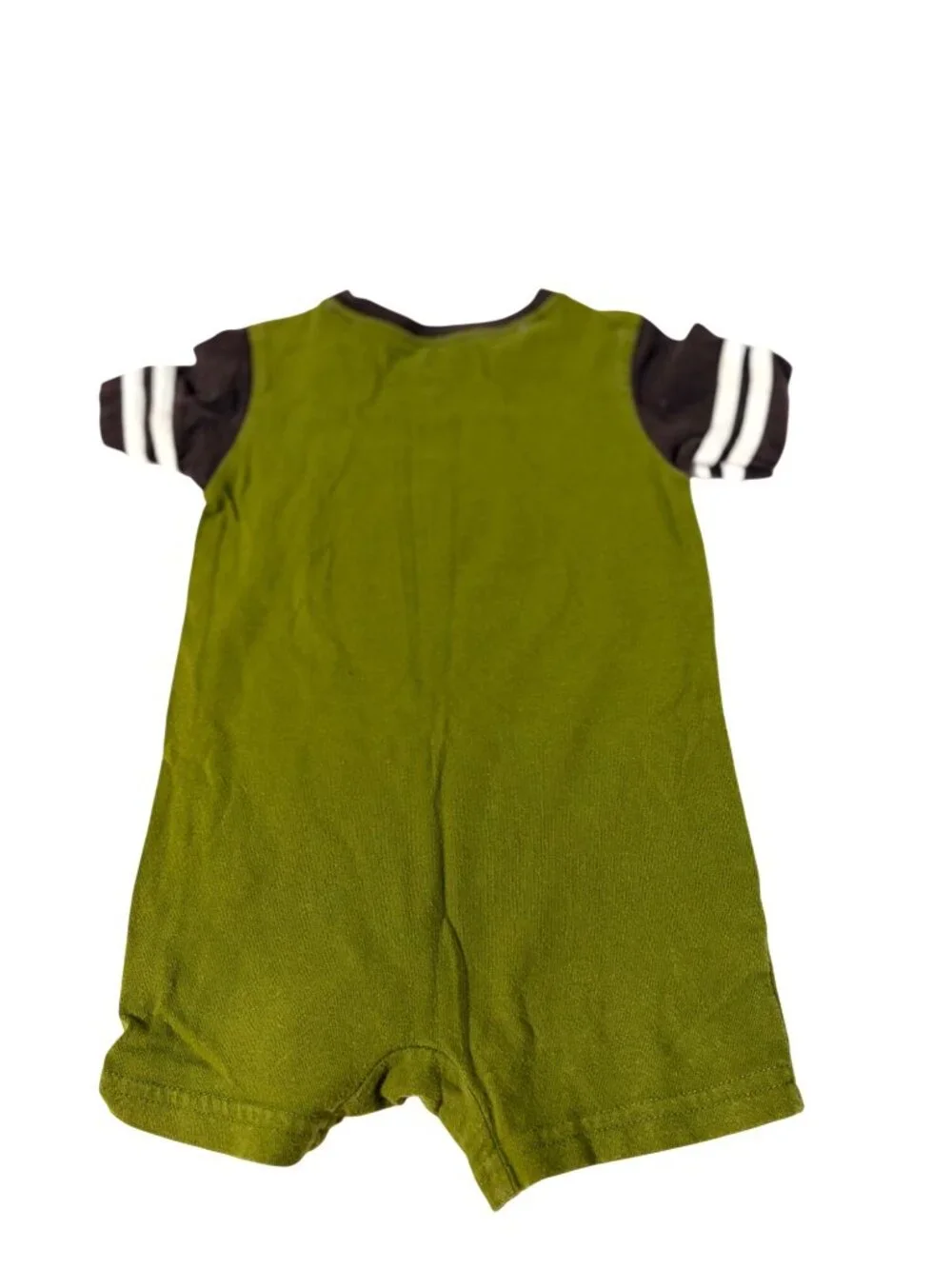 Jumping Beans Boys infant Baby Size 6 9 months Romper 1 pc short outfit Green Br